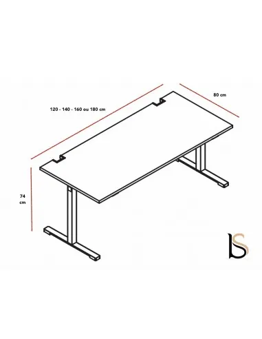 Bureau individuel Yan - MDD