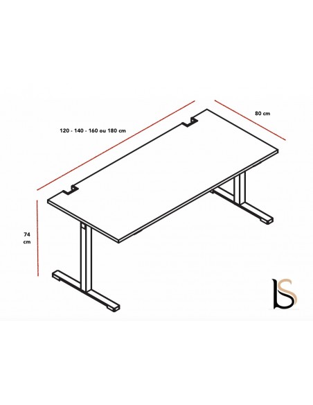 Bureau individuel Yan - MDD