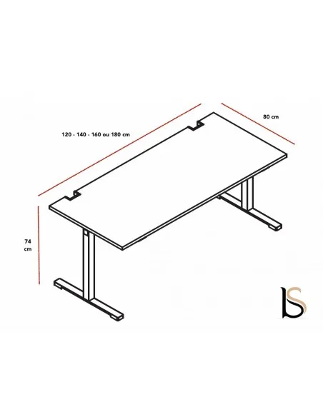 Bureau individuel Yan - MDD