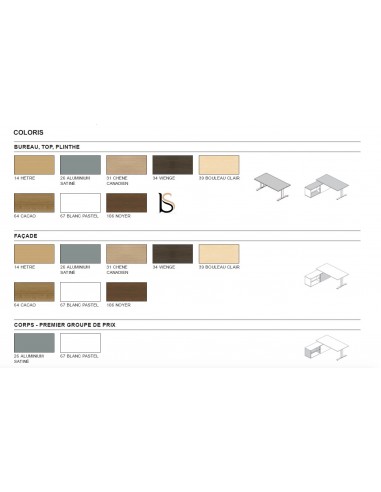 Bureau individuel Yan - MDD