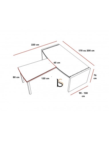 Bureau de direction avec extension Mdd Status