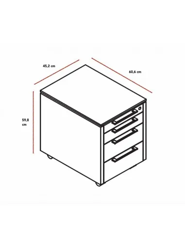 Caisson mobile exécutif Status - MDD.