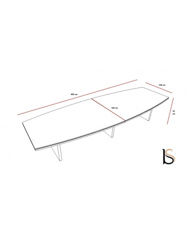Table de réunion tonneau Status - MDD