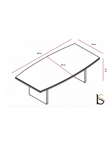 Table de réunion tonneau Status - MDD