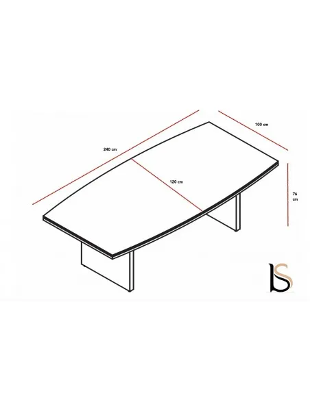 Table de réunion tonneau Status - MDD