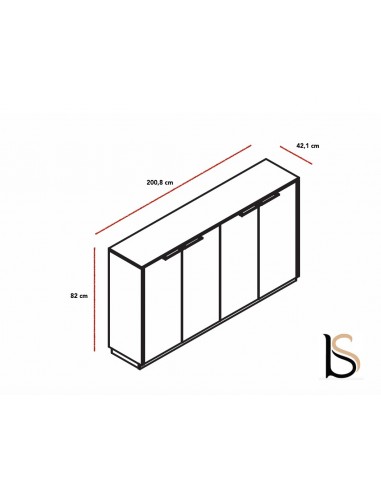 Crédence basse de rangement Status – MDD.