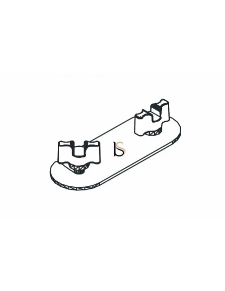 Kit de 2 platines de liaison pour table abattante polyvalente PSB - MDD