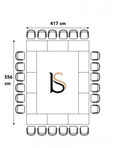 Table abattante polyvalente avec plateau rectangulaire - MDD