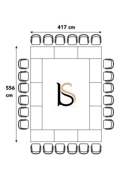 Table abattante polyvalente avec plateau rectangulaire - MDD