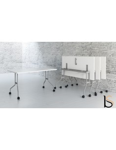 Table abattante polyvalente avec plateau rectangulaire - MDD