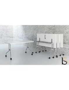 Table abattante polyvalente avec plateau rectangulaire - MDD