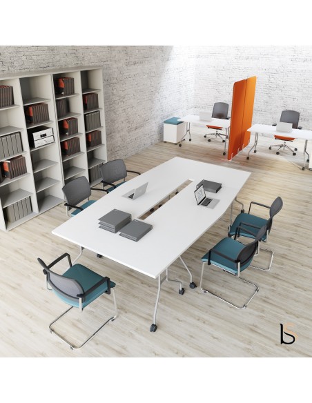 Table abattante polyvalente avec plateau arqué - MDD