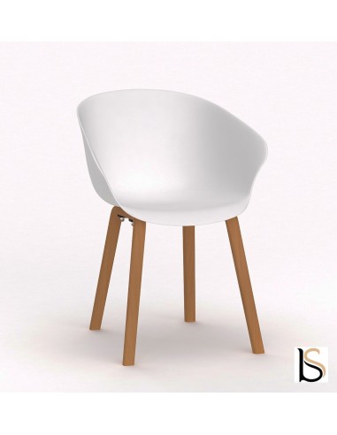 Lot de 4 chaises Design Nut – Mobel Linea. Sièges de réunion Mobel