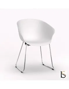 Lot de 4 chaises polyvalentes Hop – Mobel Linea.