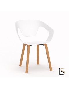 Lot de 4 chaises de collectivité Liner – Mobel Linea. 2