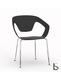 Lot de 4 sièges de collectivité Liner – Mobel Linea.