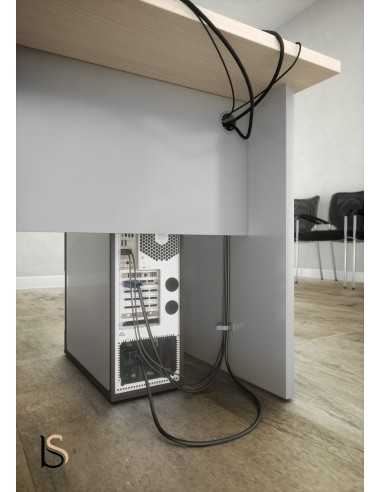 Bureau courbe Tono avec retour – Mobel Linea