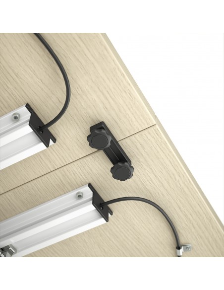 Table de réunion NET, plateau abattant forme rectangulaire – Mobel Linea