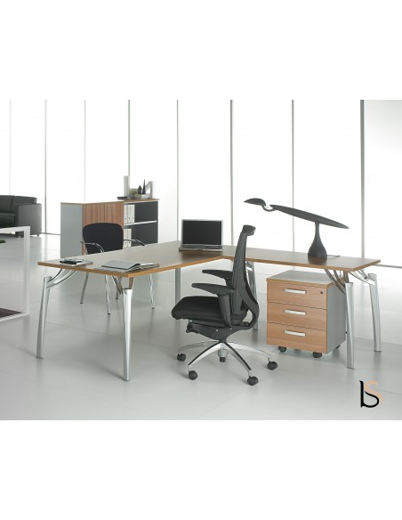 Bureau avec retour Rock K1 – Mobel Linea