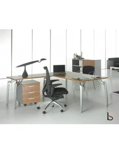 Bureau avec retour Rock K1 – Mobel Linea