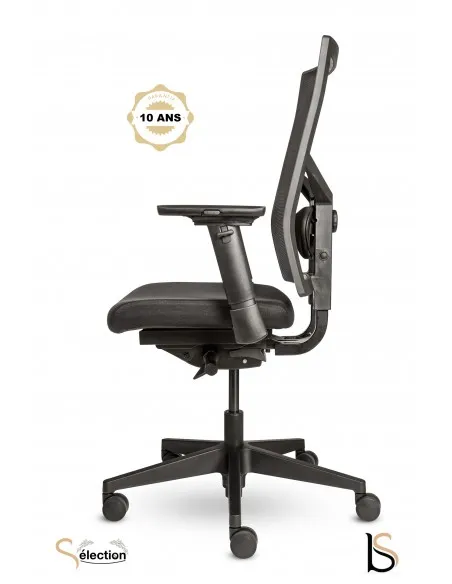 Fauteuil de bureau haut de gamme avec dossier résille.
