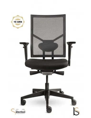 Fauteuil de bureau haut de gamme avec dossier résille.