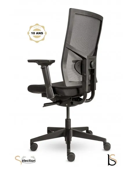 Fauteuil de bureau haut de gamme avec dossier résille.
