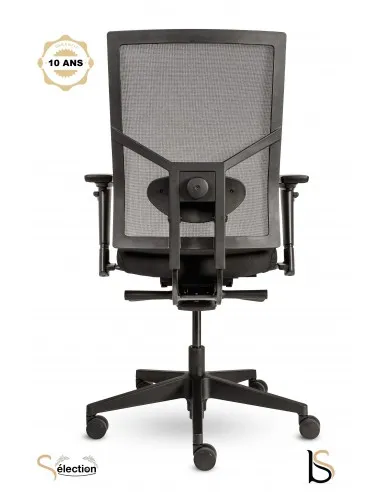 Fauteuil de bureau haut de gamme avec dossier résille.