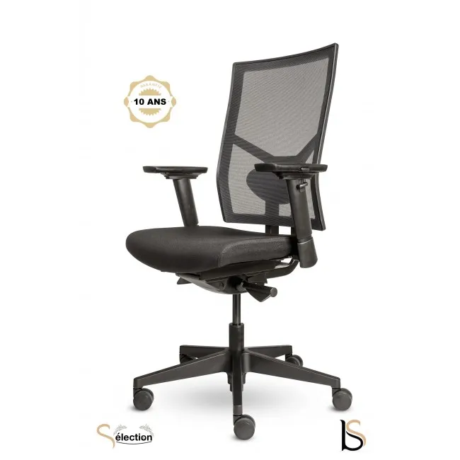 Fauteuil de bureau haut de gamme avec dossier résille.