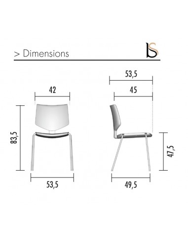Chaise polyvalente Loola – Mobel Linea.
