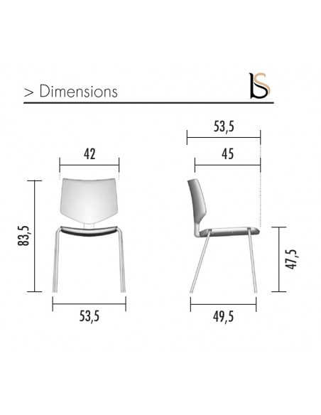 Chaise polyvalente Loola – Mobel Linea.