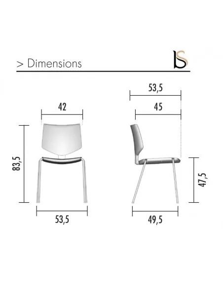 Chaise polyvalente Loola – Mobel Linea.