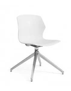 Chaise de réunion Frill avec pied pyramidal – Mobel Linea.