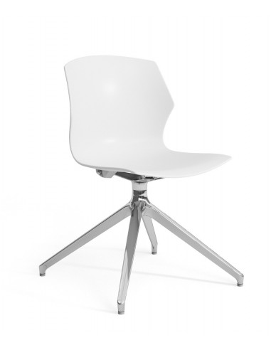 Chaise de réunion Frill avec pied pyramidal – Mobel Linea.