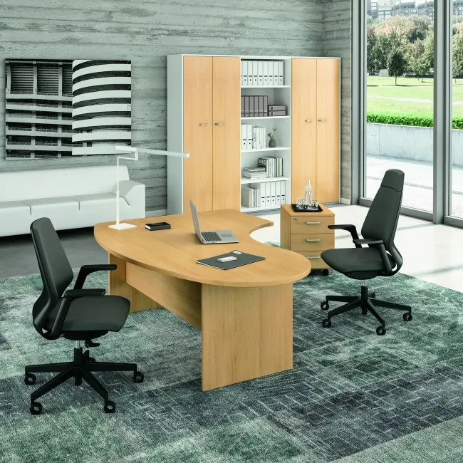 Bureau ergonomique  Idea Pano – Quadrifoglio.
