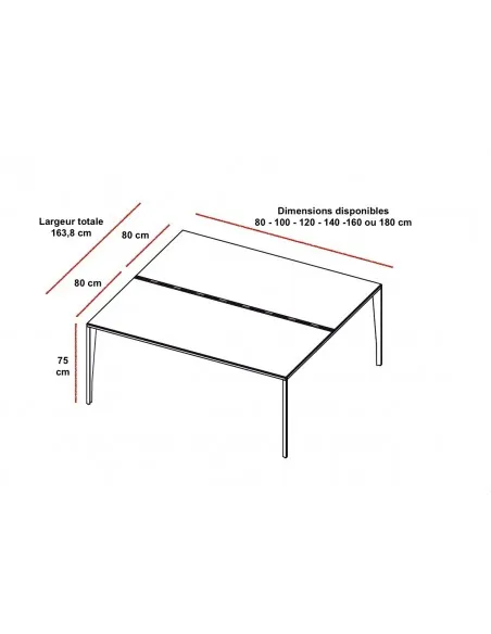 Bureau bench 2 personnes X5 – Officity.