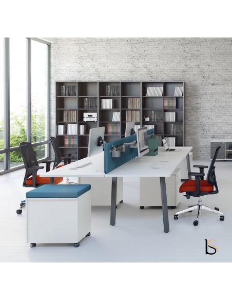 Bureau Bench 4 personnes Ogi A – MDD.