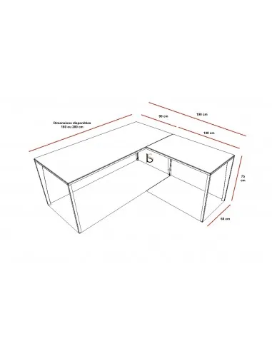 Bureau Manager avec retour X5 – Officity.