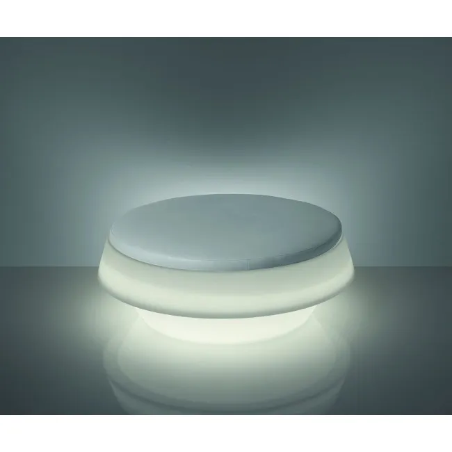 Pouf lumineux blanc Gio – Slide
