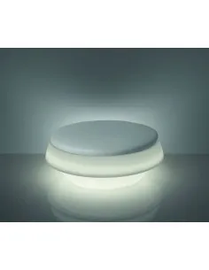 Pouf lumineux blanc Gio – Slide