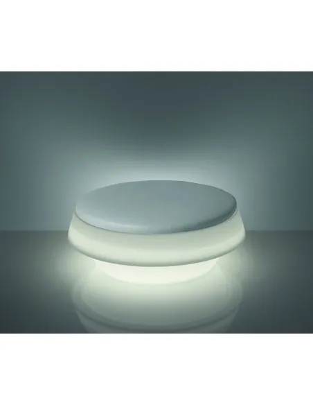 Pouf lumineux blanc Gio – Slide