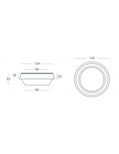 Pouf lumineux blanc Gio – Slide 2