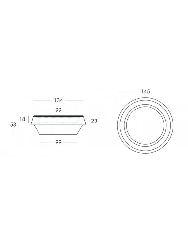 Pouf lumineux blanc Gio – Slide
