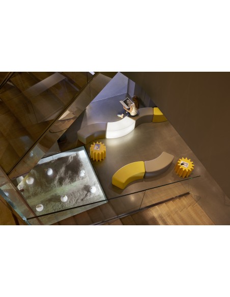 Pouf lumineux Snake – Slide