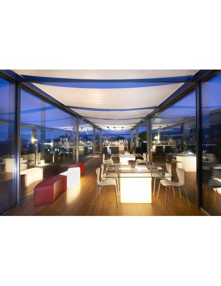 Pouf lumineux Snake – Slide