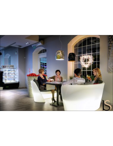 Canapé 2 places lumineux – Slide