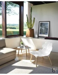 Lot de 2 chaises d’accueil et d’une table basse – Slide