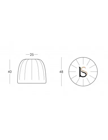 Pouf design Gelée – Slide