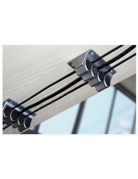 Lot de 5 guides câbles Quatro.