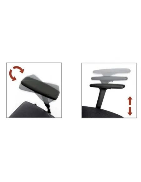 Fauteuil de Direction en cuir modèle Creta - Mobel Linea